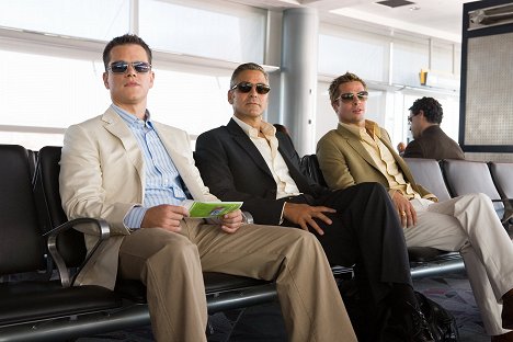 Matt Damon, George Clooney, Brad Pitt - Dannyho parťáci 3 - Z filmu