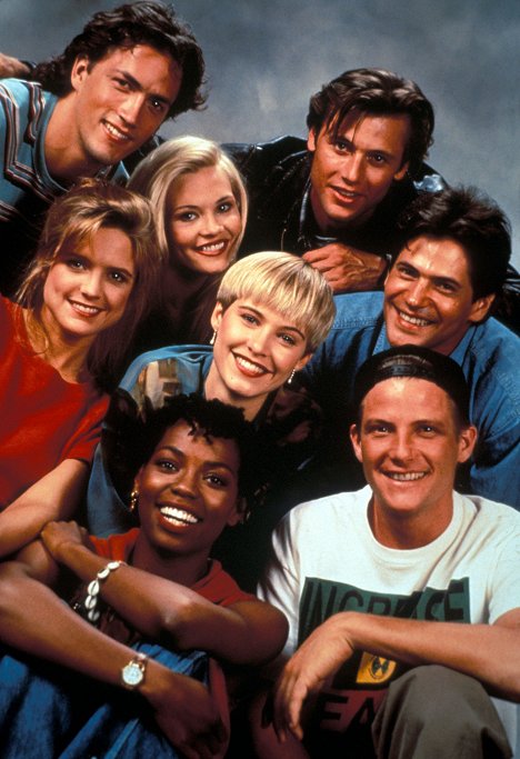 Andrew Shue, Grant Show, Thomas Calabro, Courtney Thorne-Smith, Doug Savant, Josie Bissett, Vanessa Williams