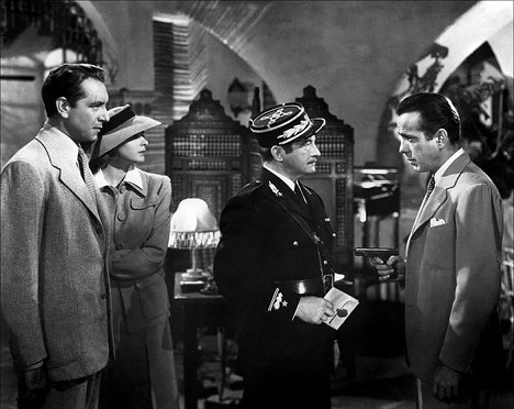 Paul Henreid, Ingrid Bergman, Claude Rains, Humphrey Bogart - Casablanca - Z filmu