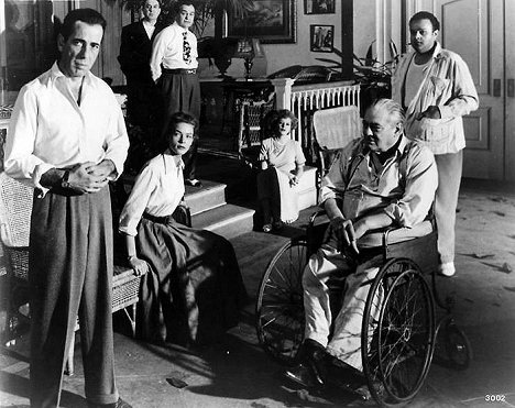 Humphrey Bogart, Thomas Gomez, Lauren Bacall, Edward G. Robinson, Claire Trevor, Lionel Barrymore, Dan Seymour - Key Largo - Z filmu
