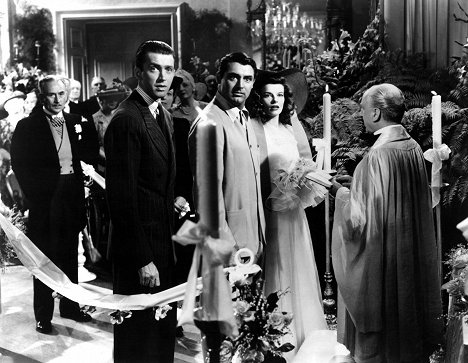 John Halliday, James Stewart, Cary Grant, Katharine Hepburn