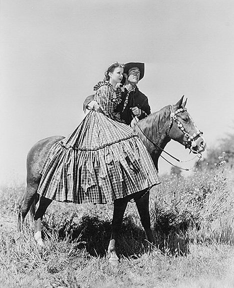 Joan Bennett, Randolph Scott - Texaští střelci - Z filmu