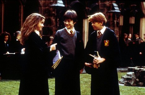 Emma Watson, Daniel Radcliffe, Rupert Grint - Harry Potter a Kámen mudrců - Z filmu