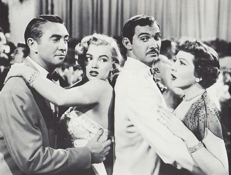 Macdonald Carey, Marilyn Monroe, Zachary Scott, Claudette Colbert