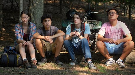 Katie Chang, Alex Wolff, Kodi Smit-McPhee, Michael Chen - Ptačí průvodce pro všechno - Z filmu