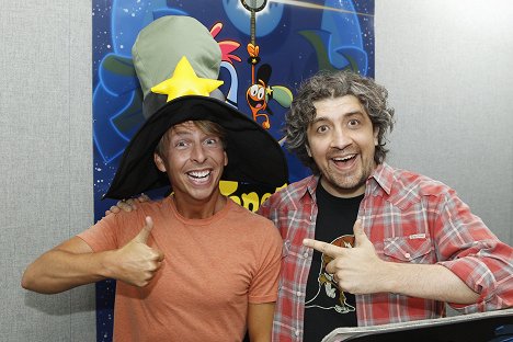 Jack McBrayer, Craig McCracken - Wander na cestách - Z natáčení