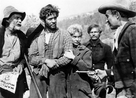 Millard Mitchell, Robert Ryan, Janet Leigh, Ralph Meeker, James Stewart - Odhalená stopa - Z filmu