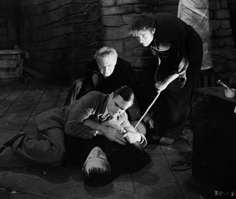 Boris Karloff, Edward Van Sloan, Colin Clive, Dwight Frye - Frankenstein - Z filmu