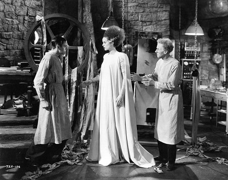 Colin Clive, Elsa Lanchester, Ernest Thesiger - Frankensteinova nevěsta - Z filmu
