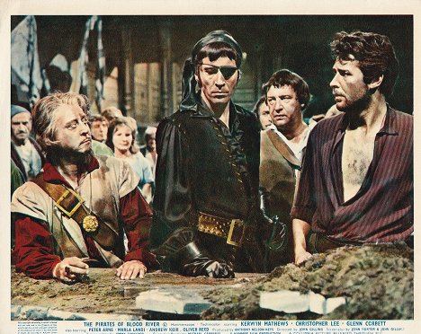 Michael Ripper, Christopher Lee, Kerwin Mathews - The Pirates of Blood River - Fotosky