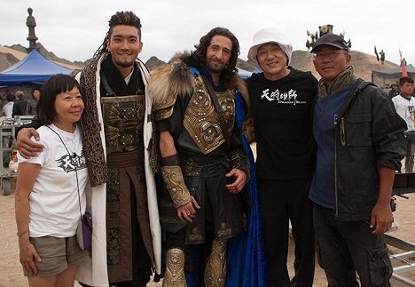 Siwon, Adrien Brody, Jackie Chan, Daniel Lee - Boj o Hedvábnou stezku - Z natáčení