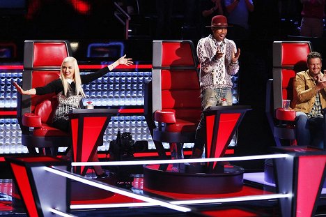 Gwen Stefani, Pharrell Williams, Blake Shelton - The Voice - Z filmu