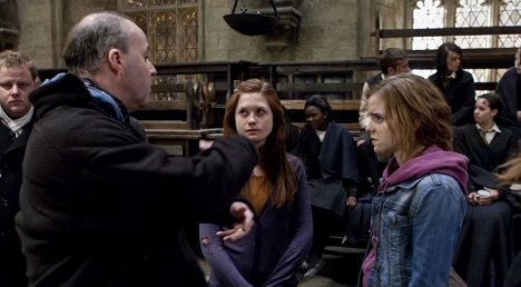 David Yates, Bonnie Wright, Emma Watson - Harry Potter a Relikvie smrti - část 2 - Z natáčení