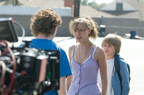 Natalie Portman, Devin Brochu - Syčák Hesher - Z natáčení