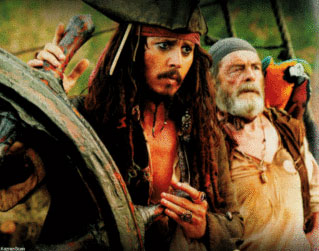 Johnny Depp, David Bailie - Piráti z Karibiku: Na konci světa - Z filmu
