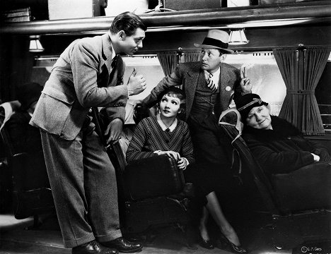 Clark Gable, Claudette Colbert, Roscoe Karns - Stalo se jedné noci - Z filmu