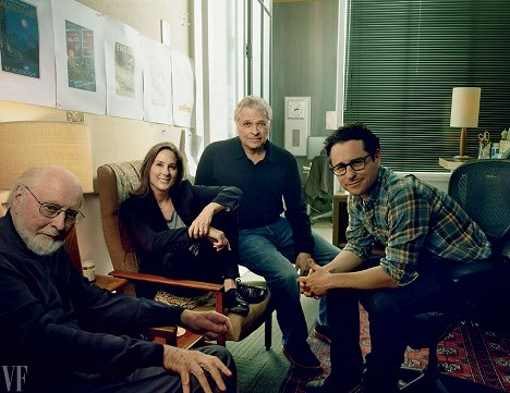 John Williams, Kathleen Kennedy, Lawrence Kasdan, J.J. Abrams