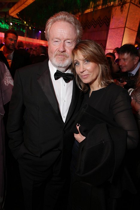 Ridley Scott, Stacey Snider - The 73rd Golden Globe Awards - Photos
