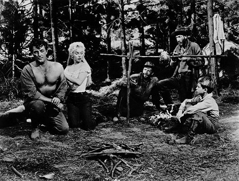 Robert Mitchum, Marilyn Monroe, Murvyn Vye, Tommy Rettig - Řeka bez návratu - Z filmu