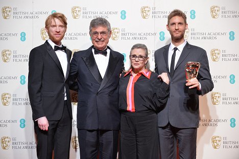 Domhnall Gleeson, Hugo Sigman, Carrie Fisher, Damián Szifron - The EE British Academy Film Awards 2016 - Photos