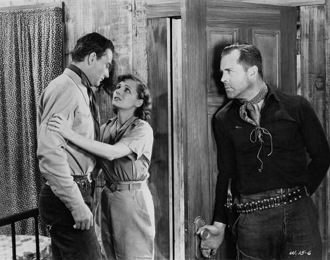 John Wayne, Marion Burns, Dennis Moore - V sedle za úsvitu - Z filmu