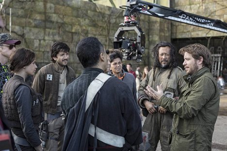 Felicity Jones, Diego Luna, Wen Jiang, Gareth Edwards - Rogue One: Star Wars Story - Z natáčení