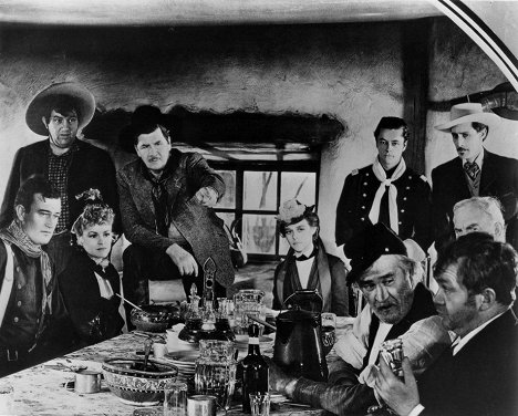 John Wayne, Andy Devine, Claire Trevor, George Bancroft, Louise Platt, Francis Ford, Tim Holt, Thomas Mitchell, John Carradine - Přepadení - Z filmu