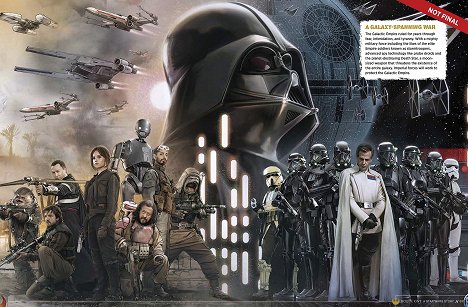 Diego Luna, Donnie Yen, Felicity Jones, Wen Jiang, Riz Ahmed, Ben Mendelsohn - Rogue One: Star Wars Story - Concept Art