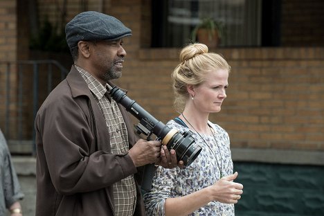 Denzel Washington, Charlotte Bruus Christensen - Ploty - Z natáčení