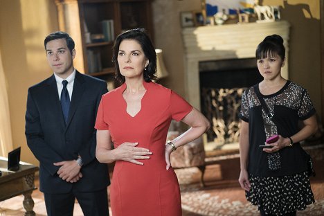 Skylar Astin, Sela Ward, Tania Gunadi