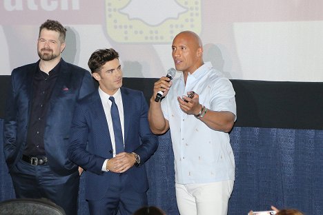 Seth Gordon, Zac Efron, Dwayne Johnson - Pobřežní hlídka - Z akcí