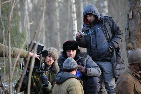 Nikita Rožděstvěnskij, Kim Družinin - Bitva o Moskvu - Z natáčení