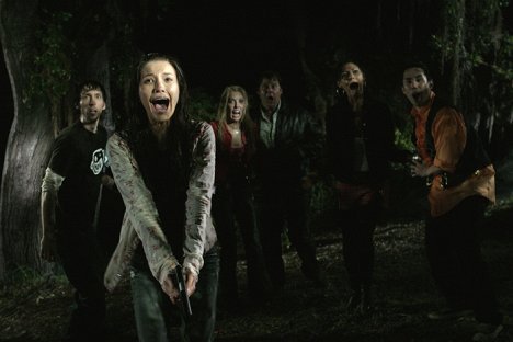 Joel David Moore, Amara Zaragoza, Mercedes McNab, Joel Murray, Joleigh Fiore, Parry Shen - Hatchet - Z filmu