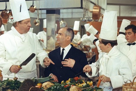 Raoul Delfosse, Louis de Funès, Olivier de Funès, Maurice Risch - Grand restaurant pana Septima - Z filmu