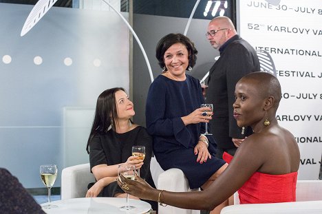 World premiere at the Karlovy Vary International Film Festival on July 4, 2017 - Jowita Budnik, Joanna Kos-Krauze, Eliane Umuhire - Ptáci zpívaji v Kigali - Z akcí