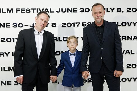 World premiere at the Karlovy Vary International Film Festival on July 5, 2017 - Václav Kadrnka, Matouš John, Karel Roden - Křižáček - Z akcií