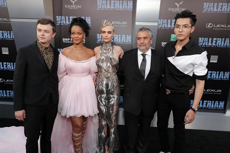 World premiere at TCL Chinese Theater in Hollywood, California, on Monday, July 17, 2017 - Dane DeHaan, Rihanna, Cara Delevingne, Luc Besson, Kris Wu - Valerian a město tisíce planet - Z akcí