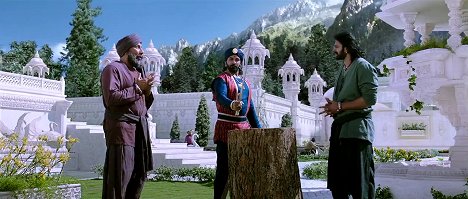 Sathyaraj, Subbaraju, Prabhas - Baahubali 2: The Conclusion - Z filmu