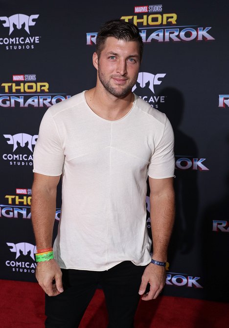The World Premiere of Marvel Studios' "Thor: Ragnarok" at the El Capitan Theatre on October 10, 2017 in Hollywood, California - Tim Tebow