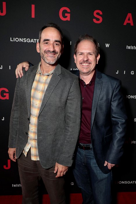 Premiere of Lionsgate's Jigsaw - Pete Goldfinger, Josh Stolberg