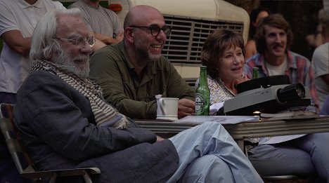 Donald Sutherland, Paolo Virzì, Helen Mirren - Krásný únik - Z natáčení