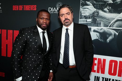 Los Angeles Premiere of DEN OF THIEVES at Regal Cinemas LA LIVE on Wednesday, January 17, 2018 - 50 Cent, Christian Gudegast