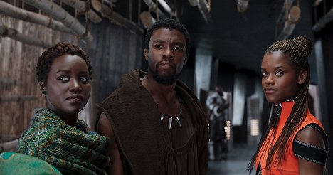 Lupita Nyong'o, Chadwick Boseman, Letitia Wright - Black Panther - Z filmu