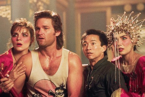 Kim Cattrall, Kurt Russell, Dennis Dun, Suzee Pai