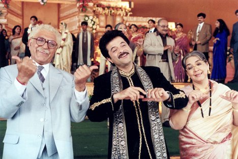 Amrish Puri, Anil Kapoor, Farida Jalal