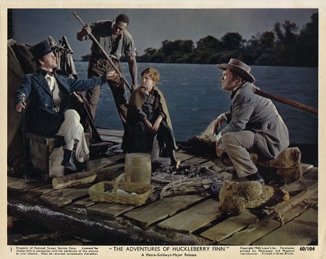 Tony Randall, Archie Moore, Mickey Shaughnessy - The Adventures of Huckleberry Finn - Fotosky