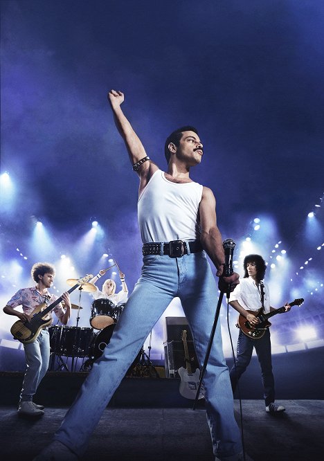 Joseph Mazzello, Ben Hardy, Rami Malek, Gwilym Lee - Bohemian Rhapsody - Z filmu