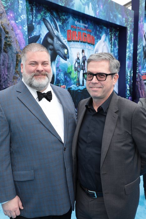 World premiere of "How to Train Your Dragon: The Hidden World" at the Regency Village Theatre on Saturday, Feb. 9, 2019, in Los Angeles - Dean DeBlois, John Powell - Jak vycvičit draka 3 - Z akcí