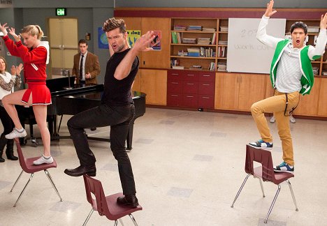 Heather Morris, Ricky Martin, Harry Shum Jr. - Glee - Učitel španělštiny - Z filmu