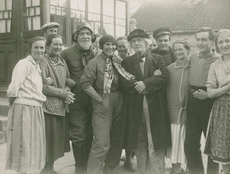 Adolf Niska, Alfred Lundberg, Torsten Bergström, Wictor Hagman, Jenny Hasselquist - Stormens barn - Z natáčení